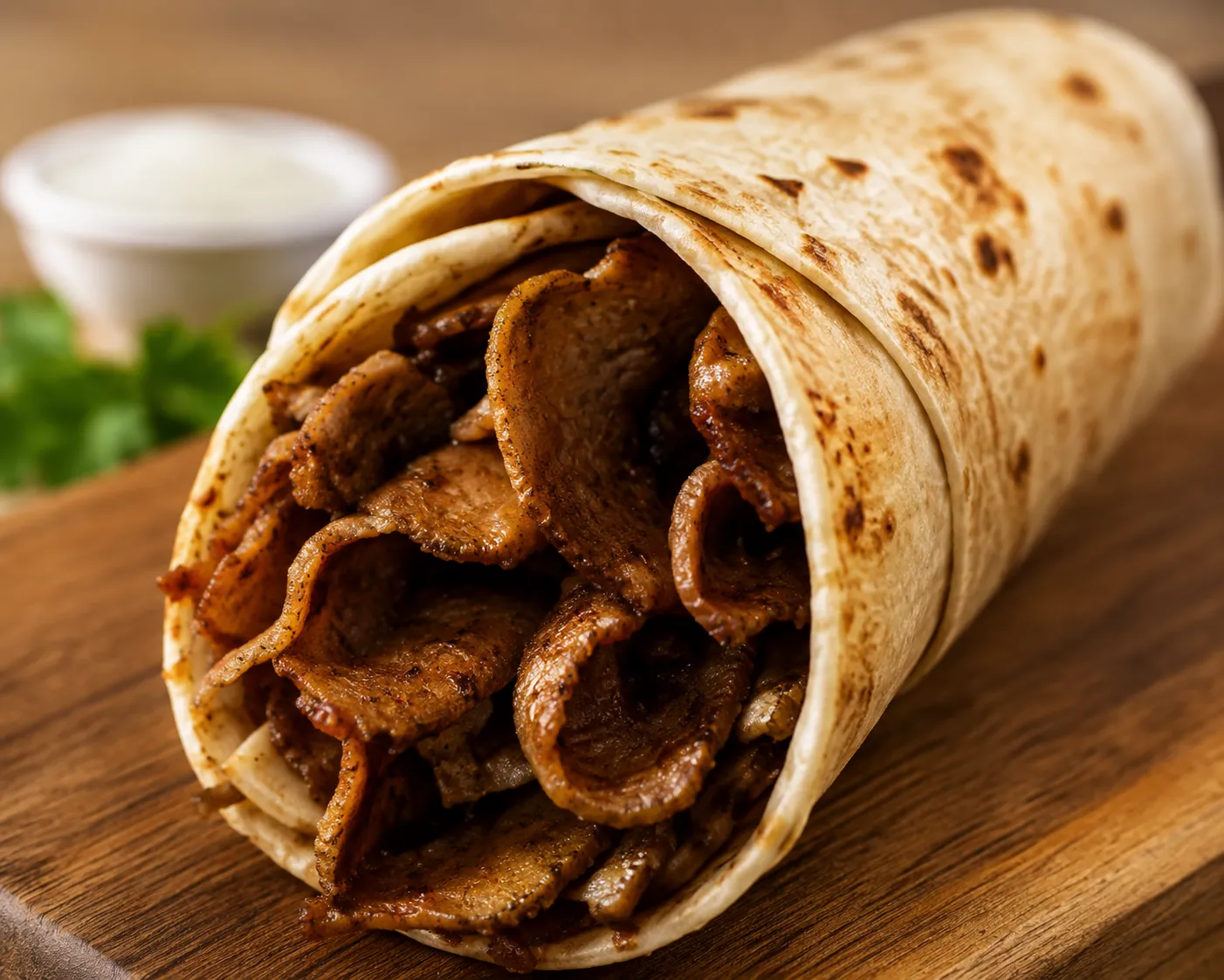 Donair wrap, Syrian BBQ in Calgary