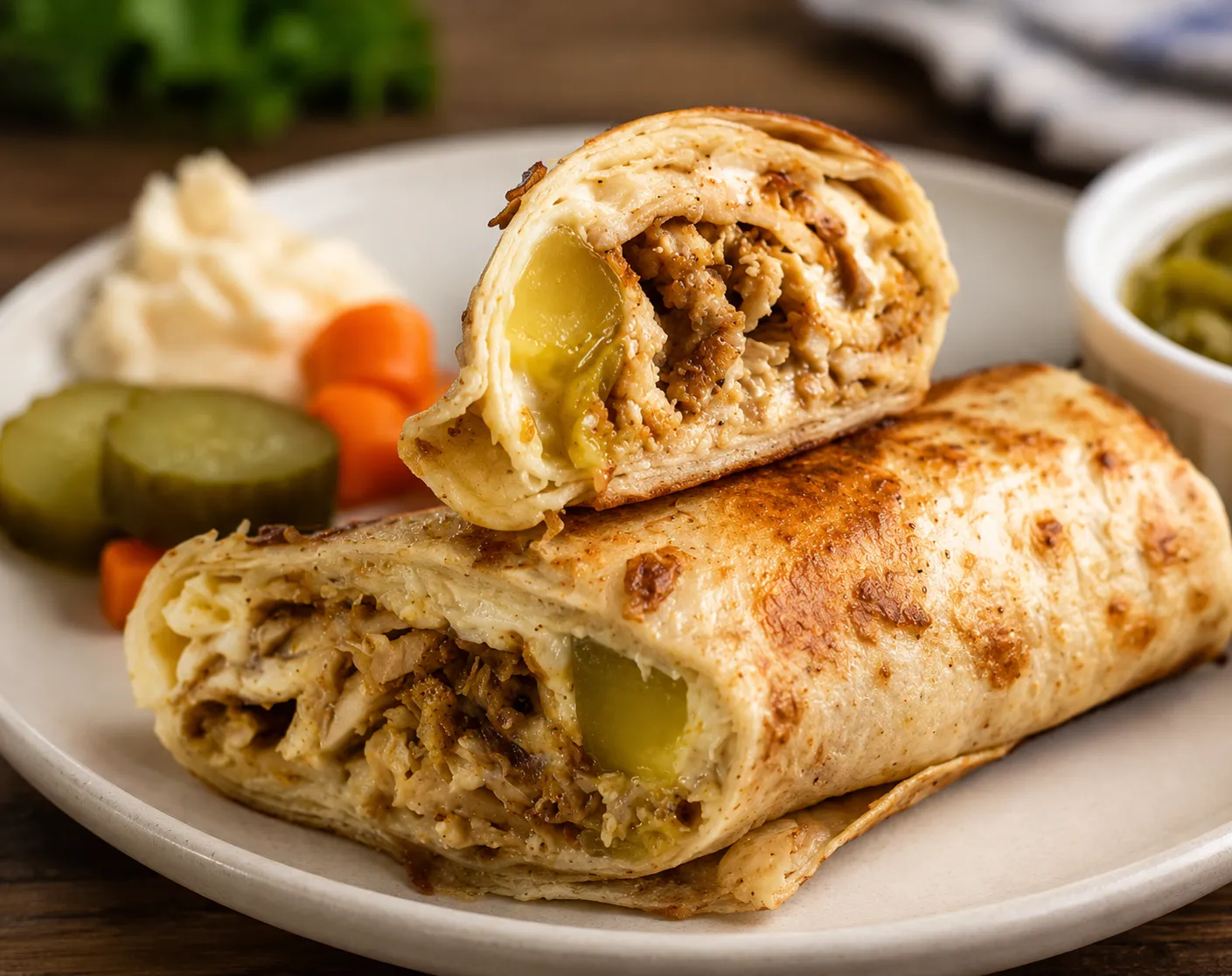 Al-Shami Wrap at The Syrian House in Calgary, AB